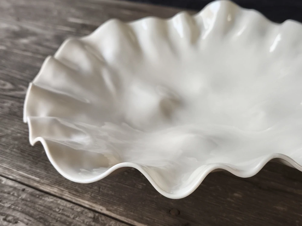 Ručne vyrábaná porcelánová misa – exkluzívne autorské dielo z pravého porcelánu